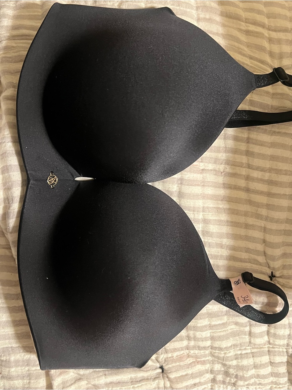 Victoria's Secret Black Seamless T-Shirt Bra